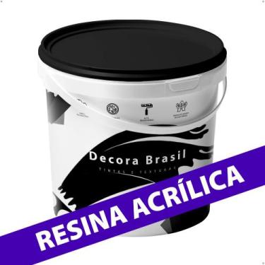 Imagem de Resina Acrílica Base Água 3,6L, 14L Decora Brasil Primeira Linha Top A