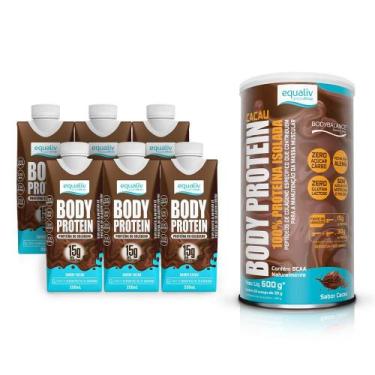 Imagem de Kit Body Protein - Cacau Equaliv - Lojaequaliv