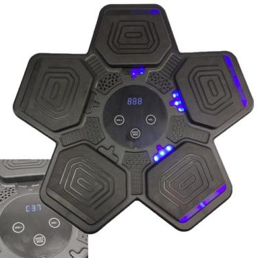 Imagem de Maquina De Boxe Soco Inteligente Bluetooth 5 Modos Saco Pancada Soco L