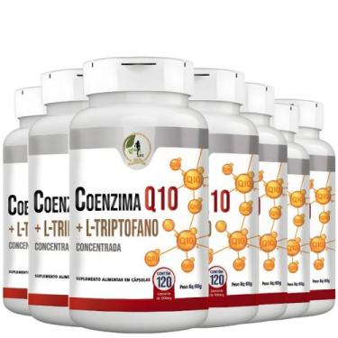 Imagem de Kit C/7 Coenzima Q10 + L- Triptofano 120 Cáps - Fits Life