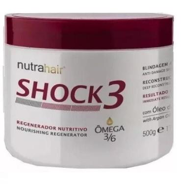 Imagem de Nutra Hair Shock3 Regenerador Nutritivo Omega 500g