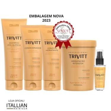 Imagem de Kit Manutenção Trivitt + Máscara Hidratação + Reparador Pontas
