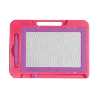 Imagem de Lousa Mágica Magnética Infantil + Caneta 25x18 Desenho ART BRINK (ROSA)