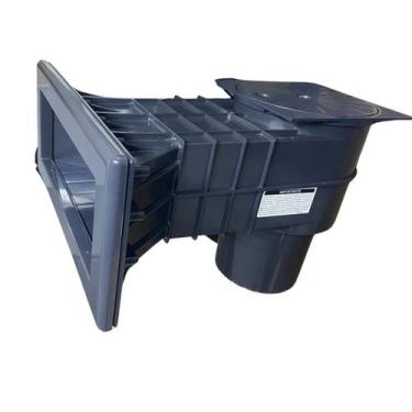 Imagem de Skimmer Boca Larga Cinza Abs Alvenaria Fibra Para Piscina - Veico