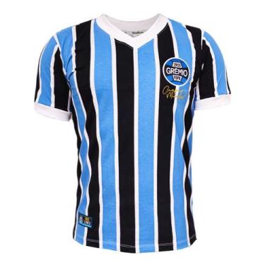 Imagem de Camisa Grêmio Retrô Mundial 1983 Oficial - RetrôMania, GG, Azul