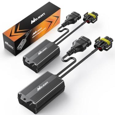 Imagem de Nilight Decodificador CANbus LED H11/H9/H8 – capacitor de resistor antioscilação sem erros para lâmpada de farol de LED, pacote com 2