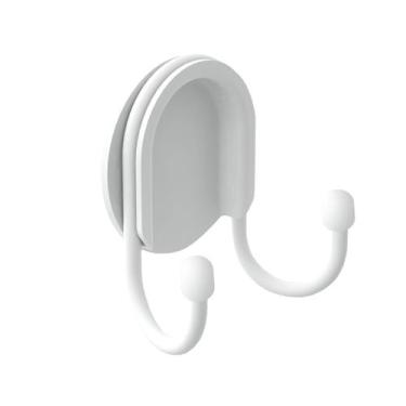 Imagem de Cabide Duplo Wire Branco - Plasnature, Plástico, Branco