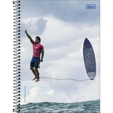 Imagem de Caderno Espiral Universitário Foroni Gabriel Medina Capa Dura 16 Matér