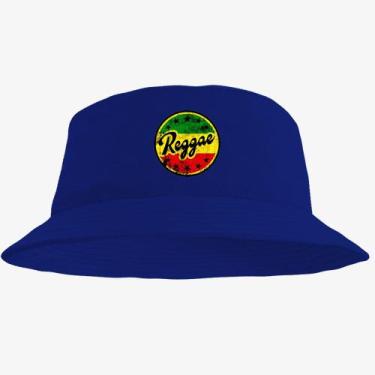 Imagem de Boné Chapéu Bucket Hat Estampado Reggae - MP Moda Masculina, Único, Az