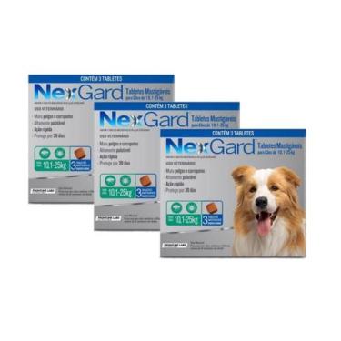 Imagem de Kit 3x NexGard G 3cp - Merial