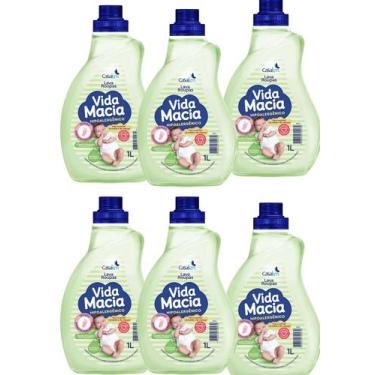 Imagem de Kit 6 Vida Macia Lava Roupa Erva Doce Mais Cheiroso - CasaKm