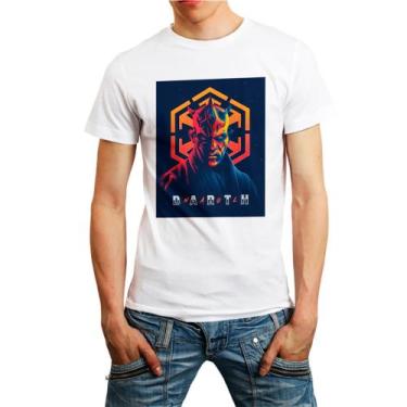 Imagem de Camiseta Masculina Branca Star Wars 05 - DESIGN CAMISETAS, Branco, GG