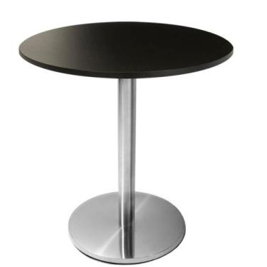 Imagem de Mesa Beta em Inox 75 cm (Altura) com Disco Redondo com Tampo em MDP Re