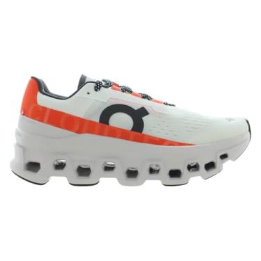 Imagem de On Cloudmonster Tênis feminino, Branco não tingido/chama, 39