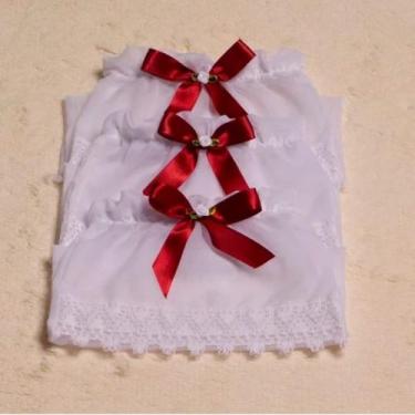 Imagem de Saquinho Maternidade para Roupinhas Vermelho 03 Peças - Happy Baby
