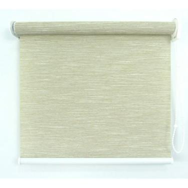Imagem de Persiana rolô blackout largura 1,80 x 2,30 altura Bege - Crisdan