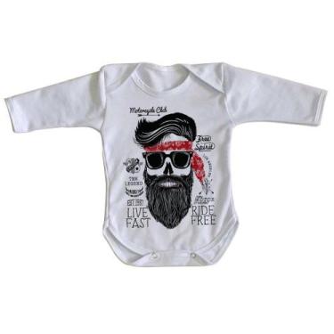 Imagem de body nenê criança roupa bebê manga longa  Moto Cycle Club  - Empório D