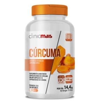 Imagem de Cúrcum - 30 Cápsulas   Clinicmais