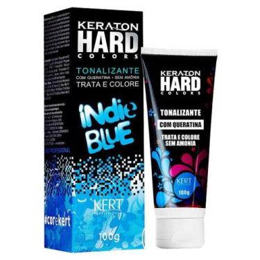 Imagem de Keraton Hard Colors Tonalizante Indie Blue 100g - Kert