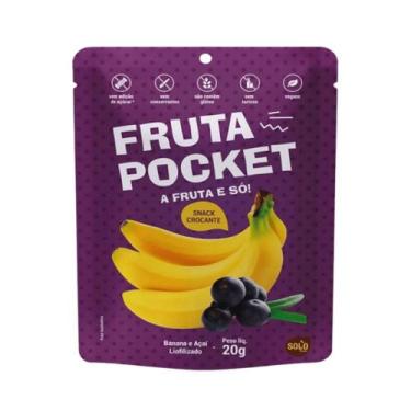 Imagem de Fruta Pocket Snacks Liofilizada Sabor Banana e Açaí - 20g