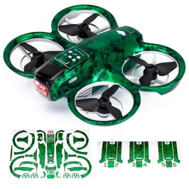 Imagem de WRAPGRADE Adesivo de pele compatível com DJI NEO Full Wrap (Caveira Esmeralda)