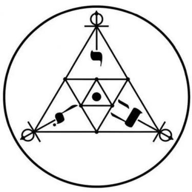 Imagem de 25 selos em adesivo transparente de RADIESTESIA SCAP CABALÍSTICO bloqu