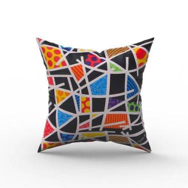 Imagem de Capa de Almofada em Tecido Impermeável Acqua Linea Romero Britto RB1 -