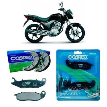 Imagem de Pastilha Freio +lona Tras Titan 150 2009/2014 Sem Cbs Cobreq