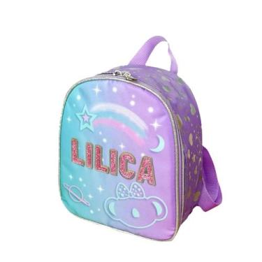 Imagem de Lancheira Térmica Costas Lilica Ripilica Passeio Escolar, Lilás