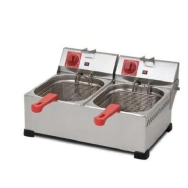 Imagem de Fritadeira 2 Cubas de 6 Litros Marchesoni 12L Elétrica, 110V