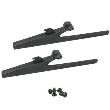 Imagem de Suporte de TV com pernas de mesa Suporte de TV Base de TV Aplicável para Hisense ULED Premium U7H QLED Series 85 polegadas Classe Quantum Dot Google 4K Smart TV 85U7H 85A65GUA