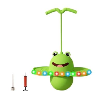 Imagem de YIJU Pogo Jump Ball Bola Quicando Acessórios de Forte Aderência Brinquedo de Salto Alto Prancha de Salto para Treino Presentes Fitness Playground Casa, Verde