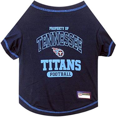 Imagem de CAMISETA DE PET para cães e gatos - Camiseta NFL TENNESSEE TITANS para cães, GG. - Camiseta mais fofa para o filhote esportivo real