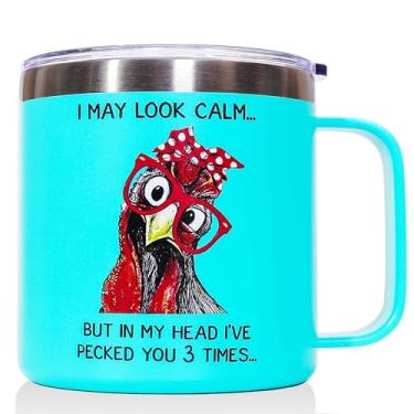 Imagem de Soyestan Presentes engraçados para homens e mulheres - aniversário, caneca de café de aço inoxidável 400 ml, para amigos, pai, mãe, colega de trabalho, presente para professores, dia dos namorados e