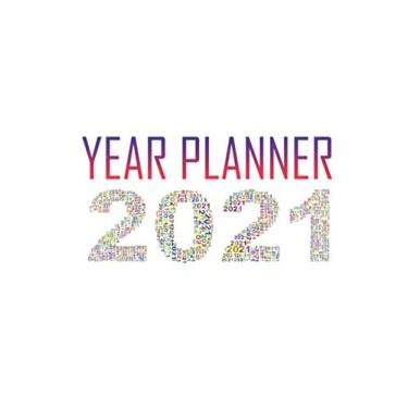 Imagem de Year Planner for 2021 and 2022 105 Pages 104 Weeks DIN A4 (8.5x11 Inches) White