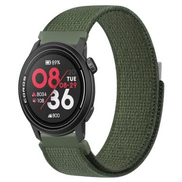 Imagem de Meliya Pulseiras de nylon compatíveis com Coros Pace 3/Apex 2 Pro/Apex Pro/Apex 46 mm, pulseira de reposição esportiva de nylon macio para relógio Coros Pace 3 (verde escuro)