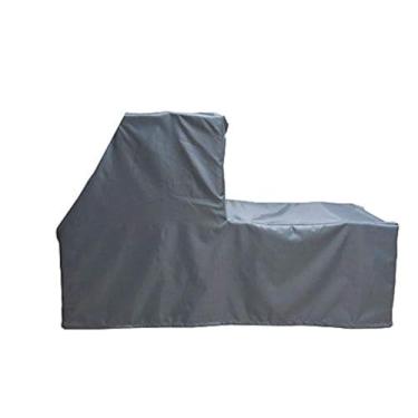 Imagem de Capa elíptica para treinador, tecido elíptico, à prova de poeira, impermeável, resistente à água, ideal para uso interno e externo (cinza) (180 cm de comprimento x 78 cm de largura x 177 cm de altura)