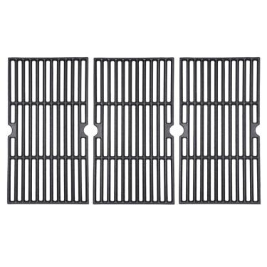 Imagem de BBQration Pacote com 3 peças de substituição para churrasqueira de ferro fundido fosco CIF876C 463436213, 463436214, 463436214, 463441312, 463420508, 463441512, 463440109, Master Chef, Back. quintal e mais