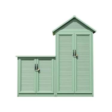 Imagem de LICONG-2019 Armários de armazenamento ao ar livre Armário de armazenamento externo pátio armário externo caixa de ferramentas de armazenamento de jardim armários diversos caixas de armazenamento ao ar