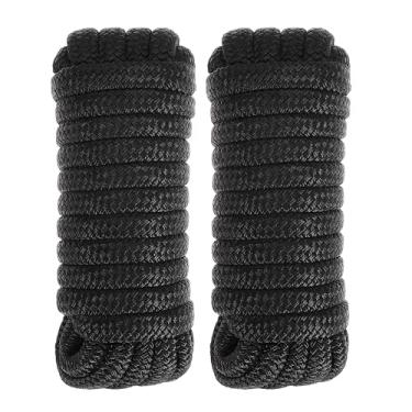 Imagem de Linhas de para-lama de barco para barcos Linhas de doca de barco de nylon corda marinha para barcos corda dupla trançada para-choque linhas de barco para ancoragem linhas de barco laços de doca (2,