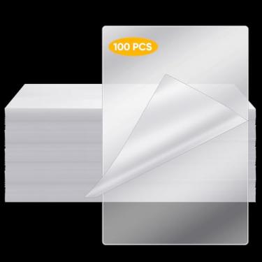 Imagem de Sherr 100 peças de folhas de laminação térmica de 10 mil, bolsas de laminação transparente de 28 x 43 cm, 29 x 43 cm, tamanho A3, mangas laminadoras brilhantes quentes para vedação