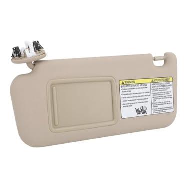 Imagem de Viseira Solar de Carro Com Espelho Flip Up, Viseira Solar Antirreflexo para, ABS Cinza de Substituição + Viseira Solar Espelhada Com Tecnologia Reflexiva Shield-X (Esquerda)