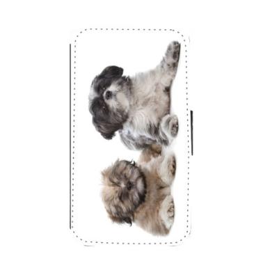 Imagem de Rikki Knight Capa carteira flip Lhaso Apso e uma Shih Tzu para Galaxy S3 para Galaxy S3