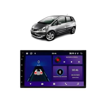Imagem de Kit Multimídia New Fit LX LXL DX EX 09 / 14 Android 7 Pol 2/32GB Carplay - 701K FirstOption