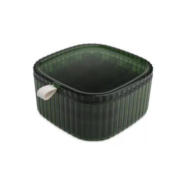 Imagem de Caixa Organizadora Porta Joias Acessorios Bijuterias 3 Camadas Multius