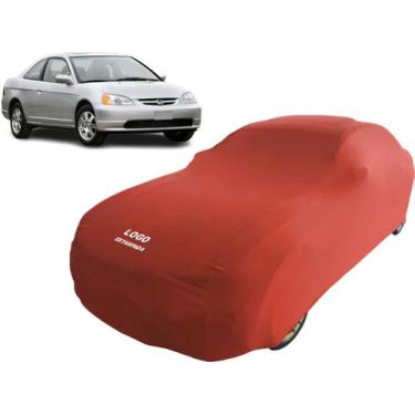 Imagem de Capa Em Tecido Para Carro Honda Civic 2002 G7 - Mz, Vermelho