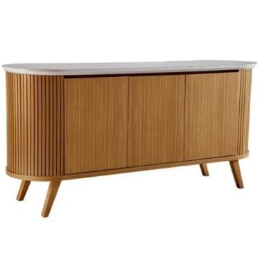 Imagem de Buffet Luna 3 Portas Ripado LJ - Lj Moveis