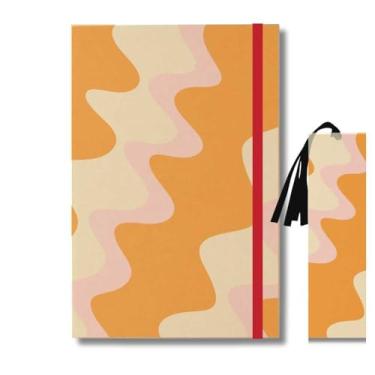 Imagem de Caderno Kraft A5-50 Folhas + Marcador de Página Groovy 07