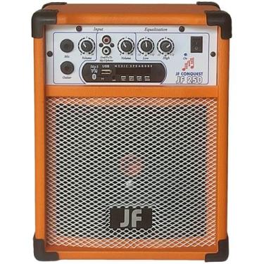 Imagem de Caixa De Som Amplificada Violão Guitarra Mic Bluet 6 Pol 30W - Jf Conq