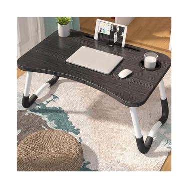 Imagem de LICONG-2020 Mesa de cabeceira para computador móvel, dormitório móvel, mesa pequena, mesa de computador simples, mesa de quarto, mesa de elevação doméstica, mesa de computador móvel sobre rodas